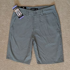NWT O'Neill Stretch Walkshort grey shorts, sz 30